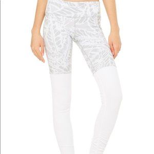 Alo Goddess Leggings, Palm Springs Neutral / White